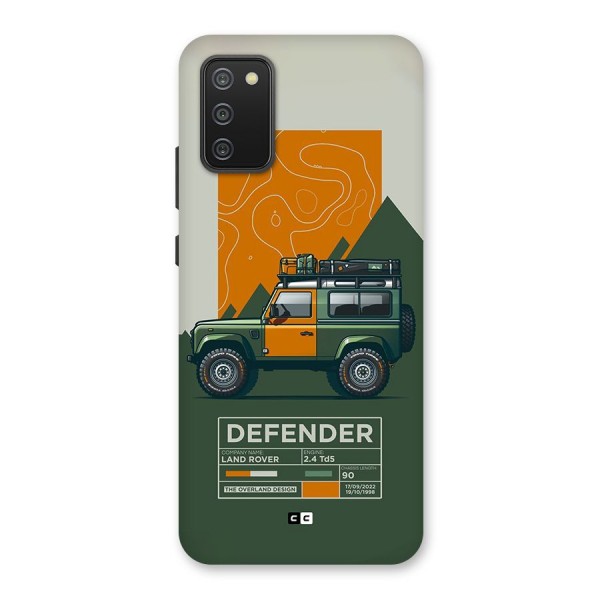 The Defence Car Back Case for Galaxy M02s