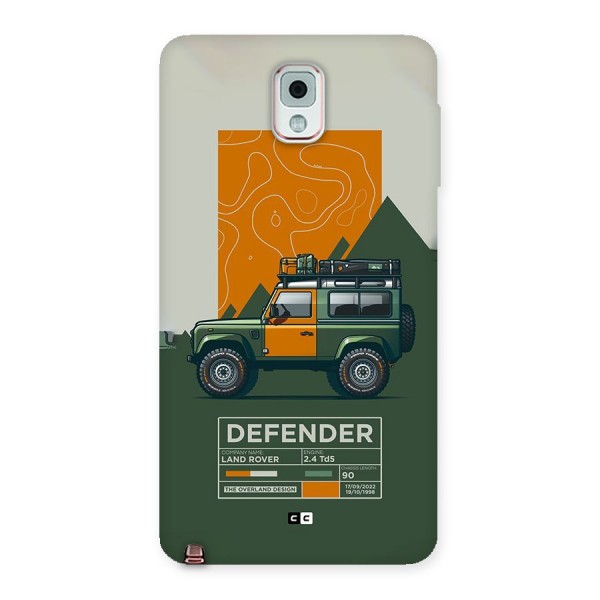 The Defence Car Back Case for Galaxy Note 3