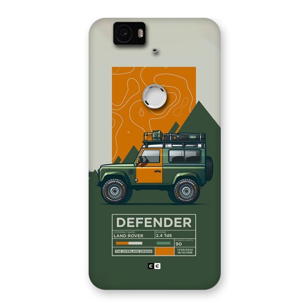 The Defence Car Back Case for Google Nexus 6P