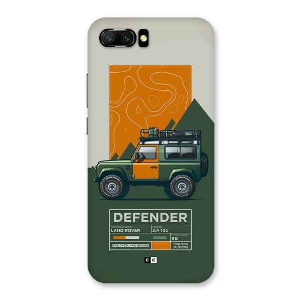 The Defence Car Back Case for Honor 10