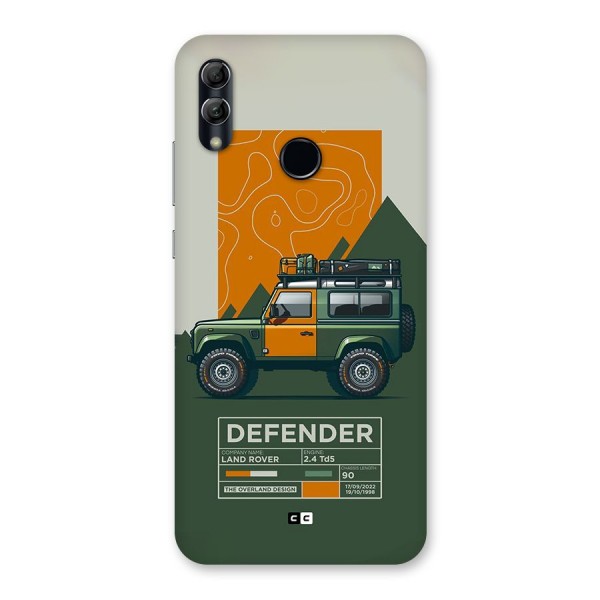 The Defence Car Back Case for Honor 10 Lite