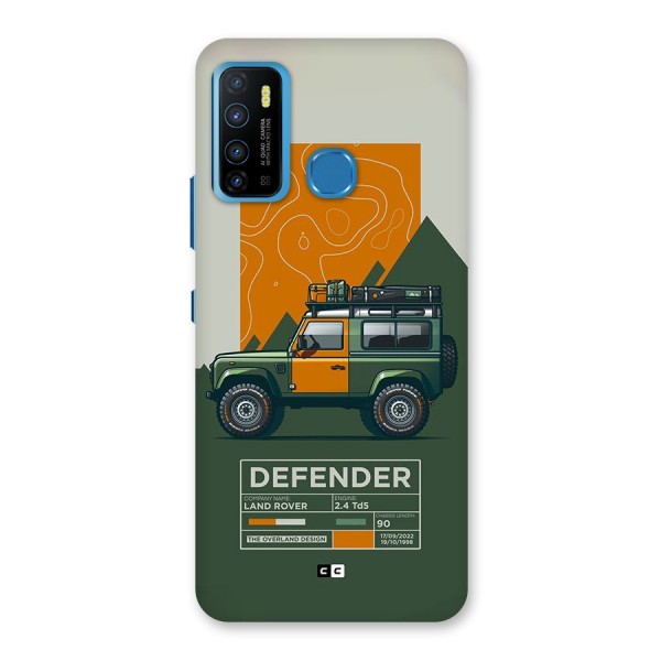 The Defence Car Back Case for Infinix Hot 9