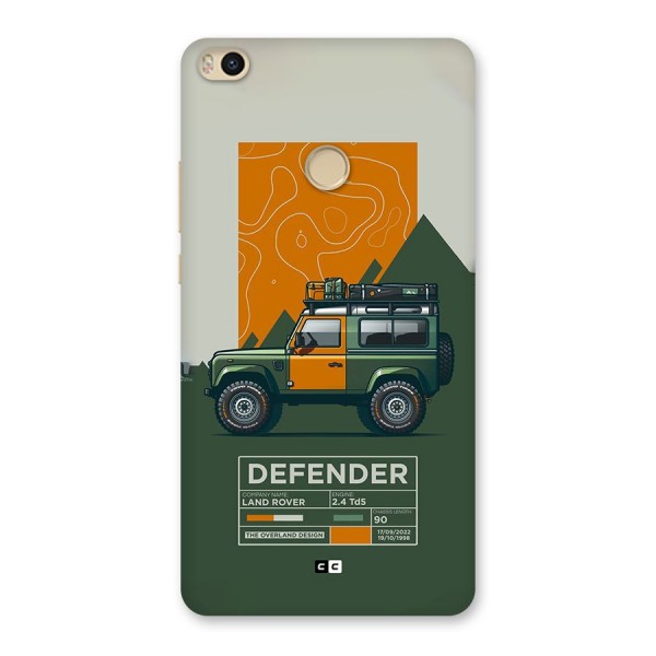 The Defence Car Back Case for Mi Max 2