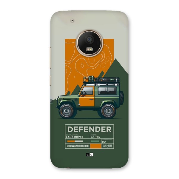 The Defence Car Back Case for Moto G5 Plus