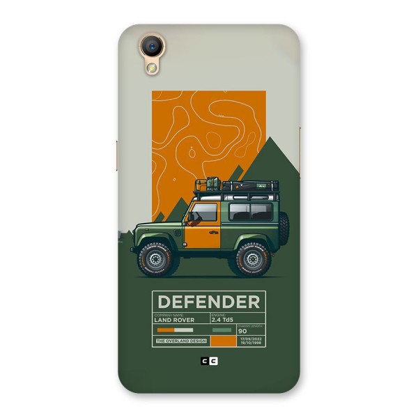 The Defence Car Back Case for Oppo A37