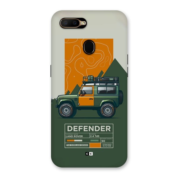 The Defence Car Back Case for Oppo A5s