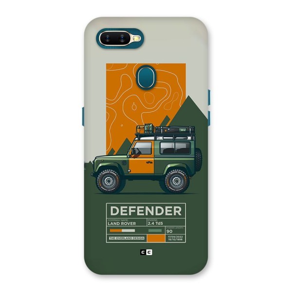 The Defence Car Back Case for Oppo A7