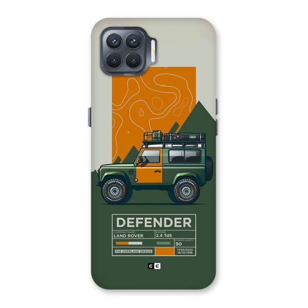 The Defence Car Back Case for Oppo F17 Pro