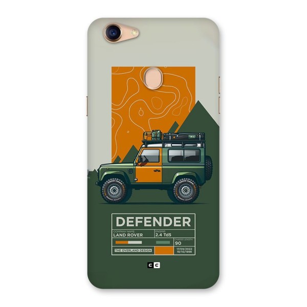 The Defence Car Back Case for Oppo F5