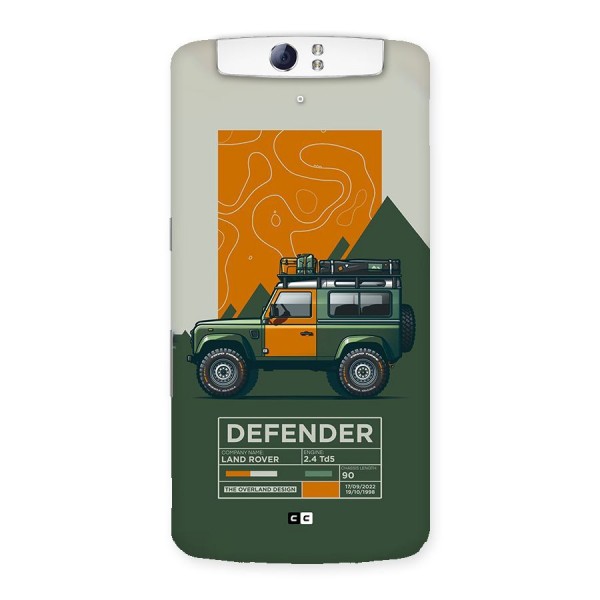 The Defence Car Back Case for Oppo N1