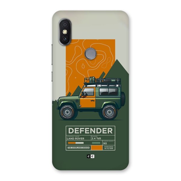 The Defence Car Back Case for Redmi Y2