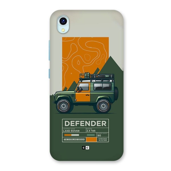 The Defence Car Back Case for Vivo Y1s