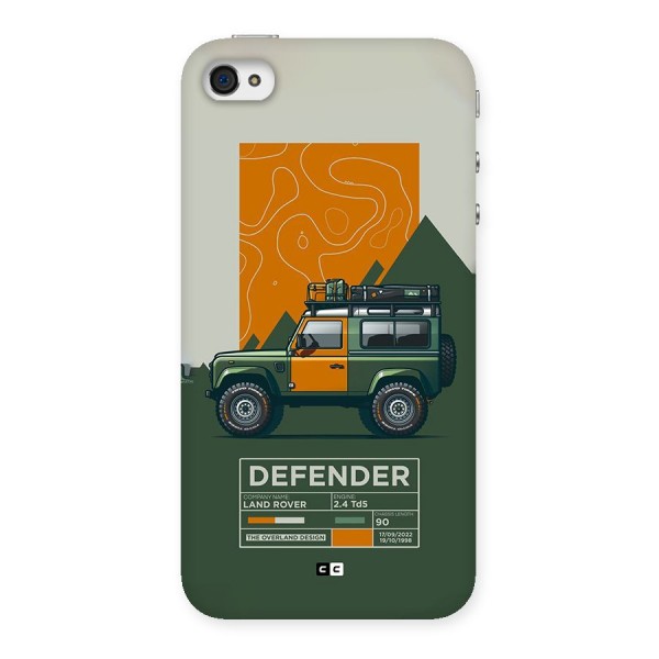 The Defence Car Back Case for iPhone 4 4s