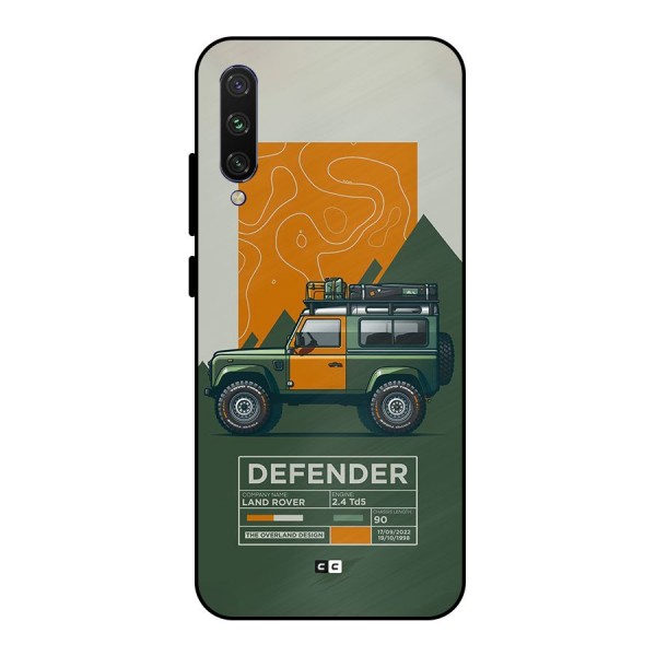 The Defence Car Metal Back Case for Mi A3