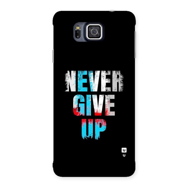 The Determined Back Case for Galaxy Alpha