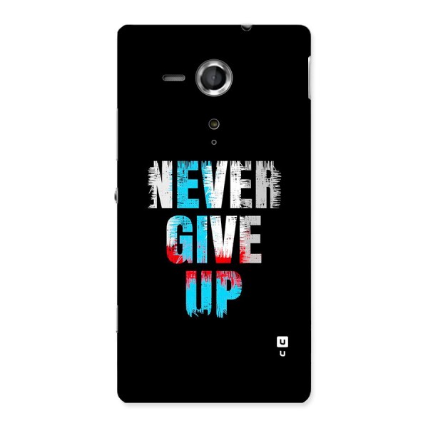 The Determined Back Case for Xperia Sp