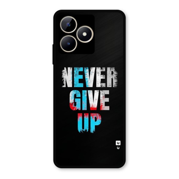 The Determined Metal Back Case for Realme C53