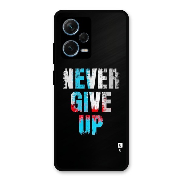 The Determined Metal Back Case for Redmi Note 12 Pro Plus 5G