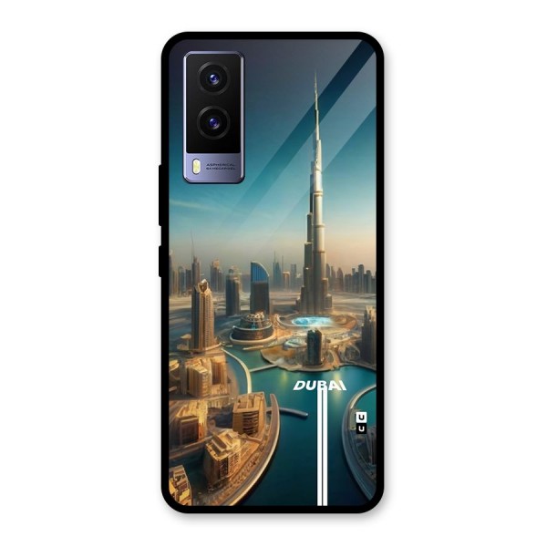 The Dubai Glass Back Case for Vivo V21e 5G