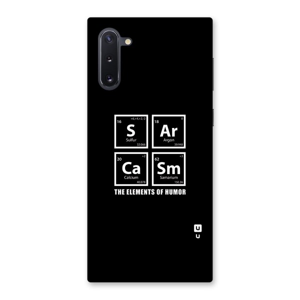 The Elements of Humor Back Case for Galaxy Note 10