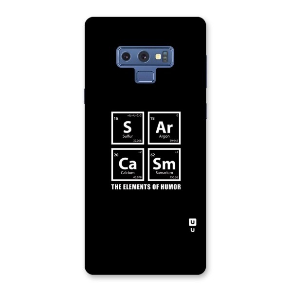 The Elements of Humor Back Case for Galaxy Note 9