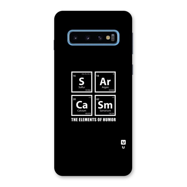 The Elements of Humor Back Case for Galaxy S10