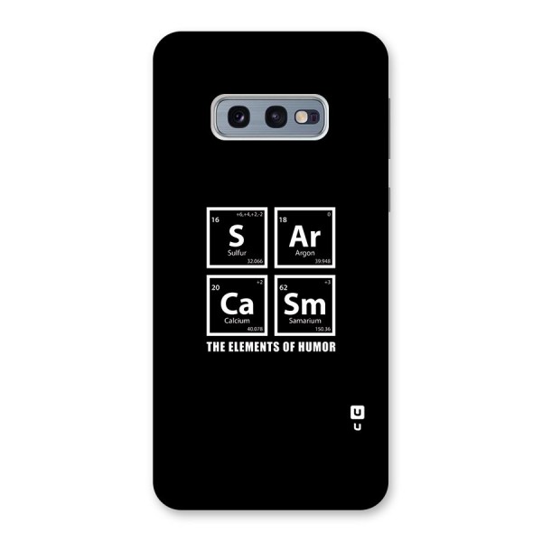 The Elements of Humor Back Case for Galaxy S10e