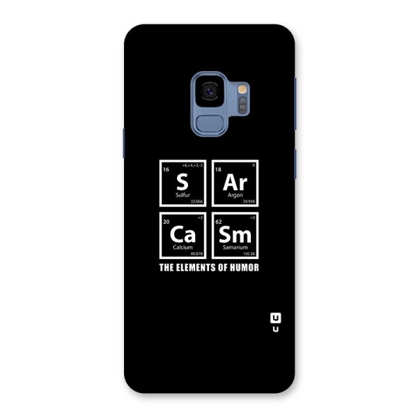 The Elements of Humor Back Case for Galaxy S9