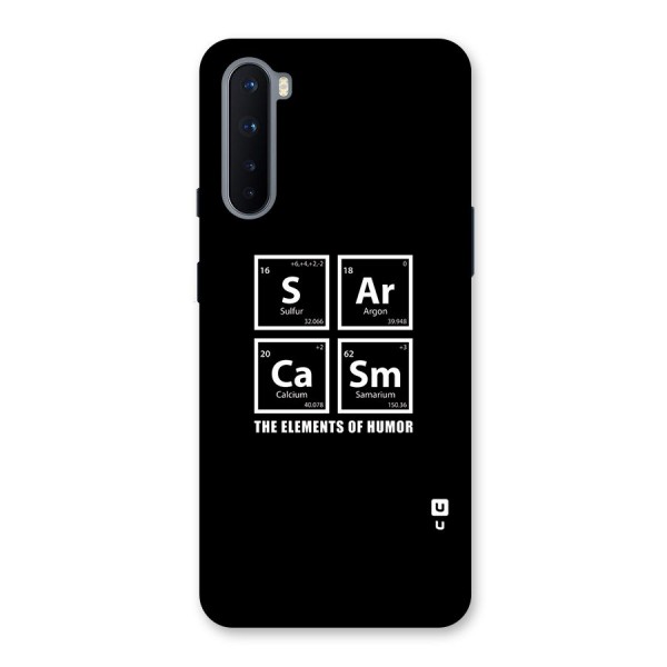 The Elements of Humor Back Case for OnePlus Nord