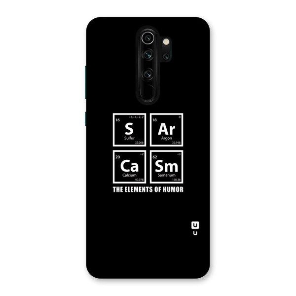 The Elements of Humor Back Case for Redmi Note 8 Pro