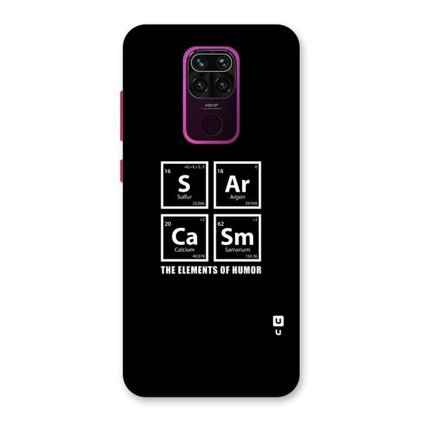 The Elements of Humor Back Case for Redmi Note 9
