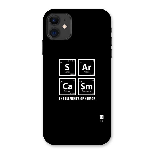 The Elements of Humor Back Case for iPhone 11