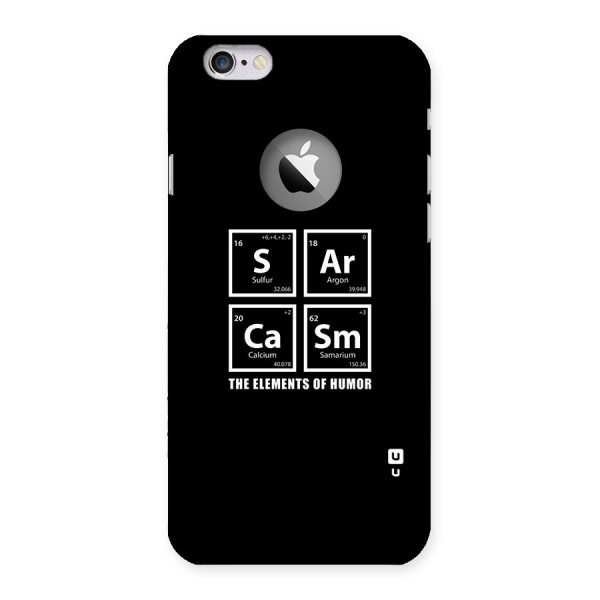 The Elements of Humor Back Case for iPhone 6 Logo Cut