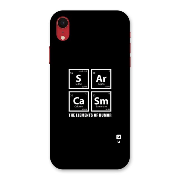 The Elements of Humor Back Case for iPhone XR