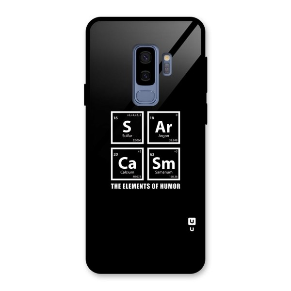 The Elements of Humor Glass Back Case for Galaxy S9 Plus