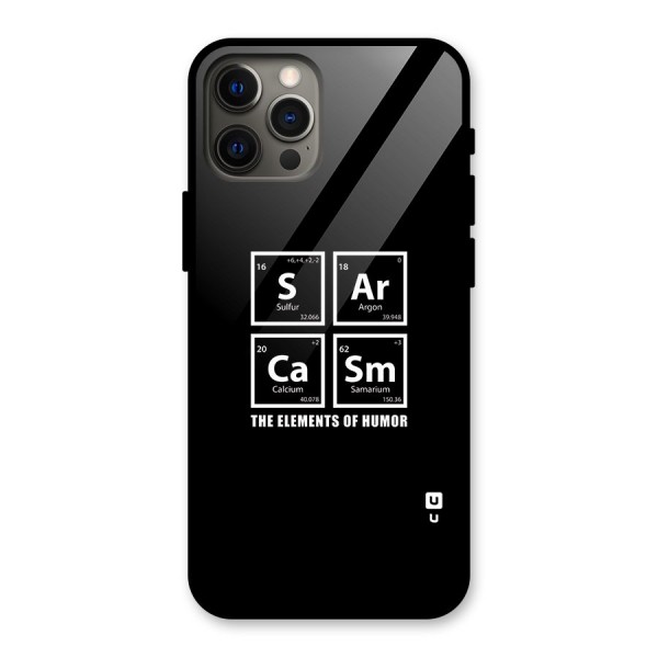 The Elements of Humor Glass Back Case for iPhone 12 Pro Max