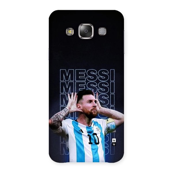 The Football Genius Back Case for Galaxy E7