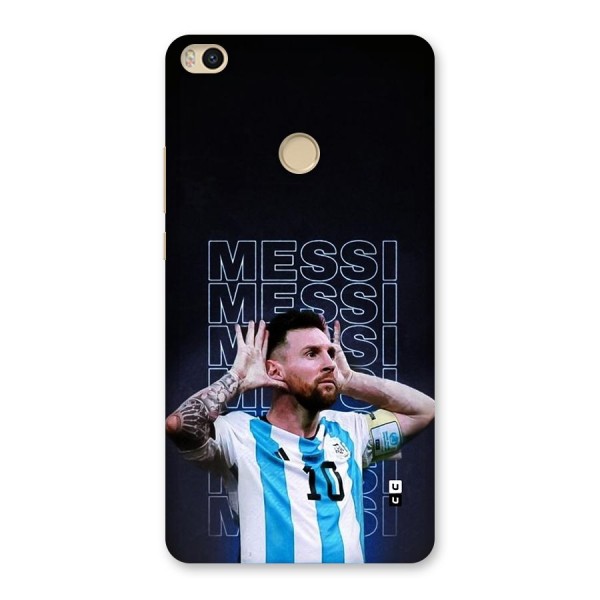 The Football Genius Back Case for Mi Max 2