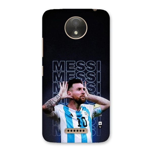 The Football Genius Back Case for Moto C Plus