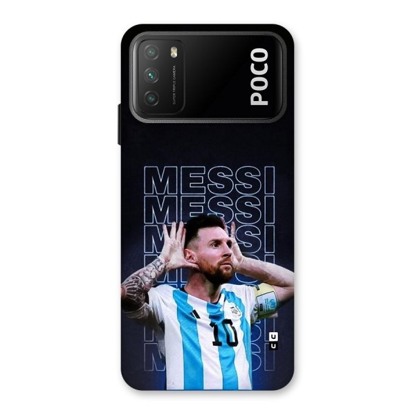 The Football Genius Back Case for Poco M3