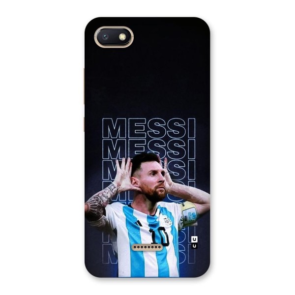 The Football Genius Back Case for Redmi 6A