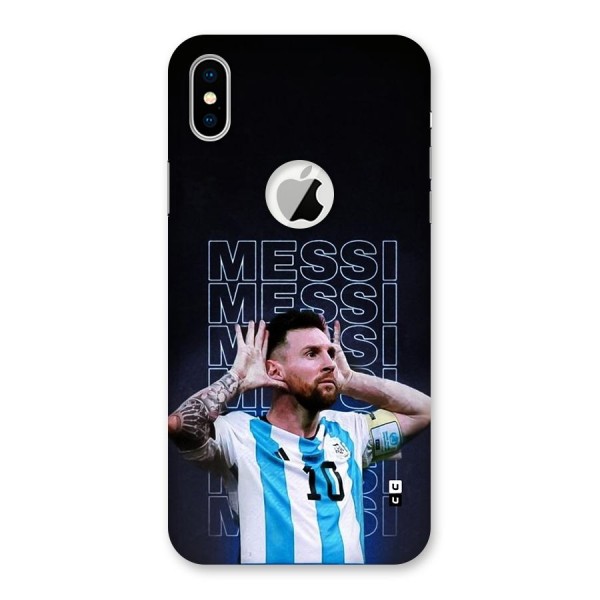The Football Genius Back Case for iPhone X Logo Cut