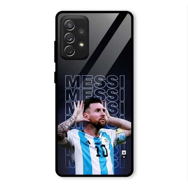 The Football Genius Glass Back Case for Galaxy A72