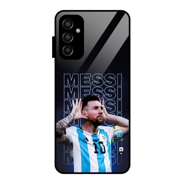 The Football Genius Glass Back Case for Galaxy F13