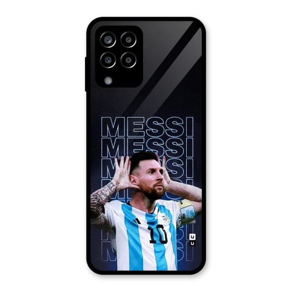 The Football Genius Glass Back Case for Galaxy M33