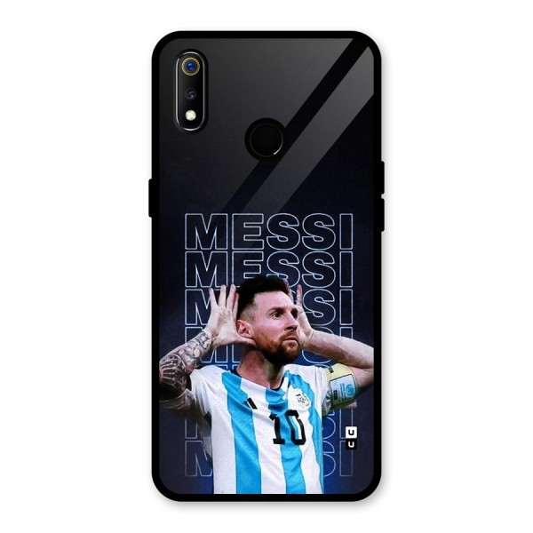 The Football Genius Glass Back Case for Realme 3