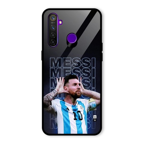 The Football Genius Glass Back Case for Realme 5 Pro