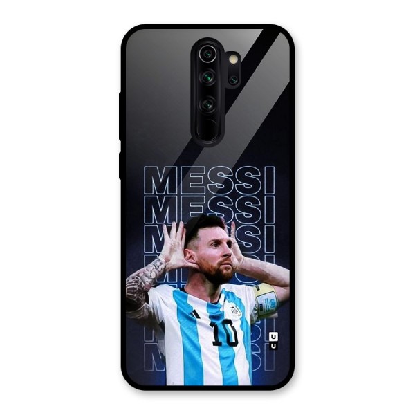 The Football Genius Glass Back Case for Redmi Note 8 Pro