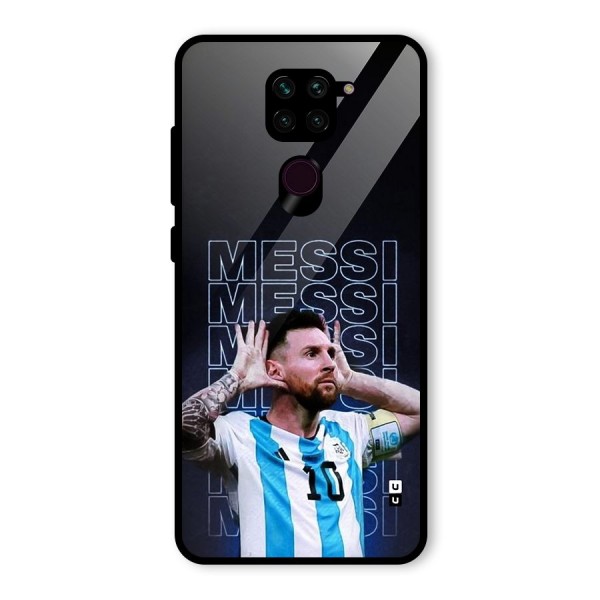 The Football Genius Glass Back Case for Redmi Note 9