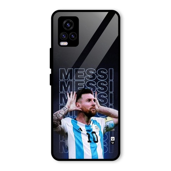 The Football Genius Glass Back Case for Vivo V20 2021